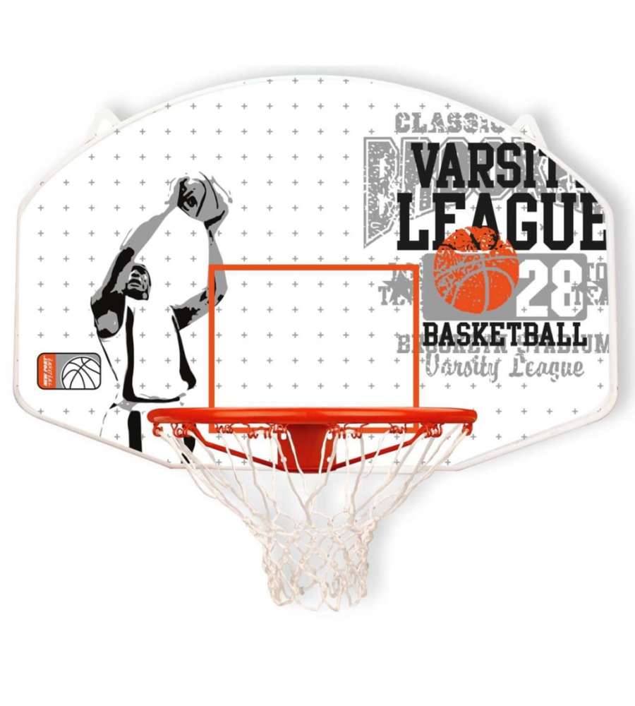 New Port Canestro da Basket con Anello in Fibra di Vetro 16NY-WGO-Uni