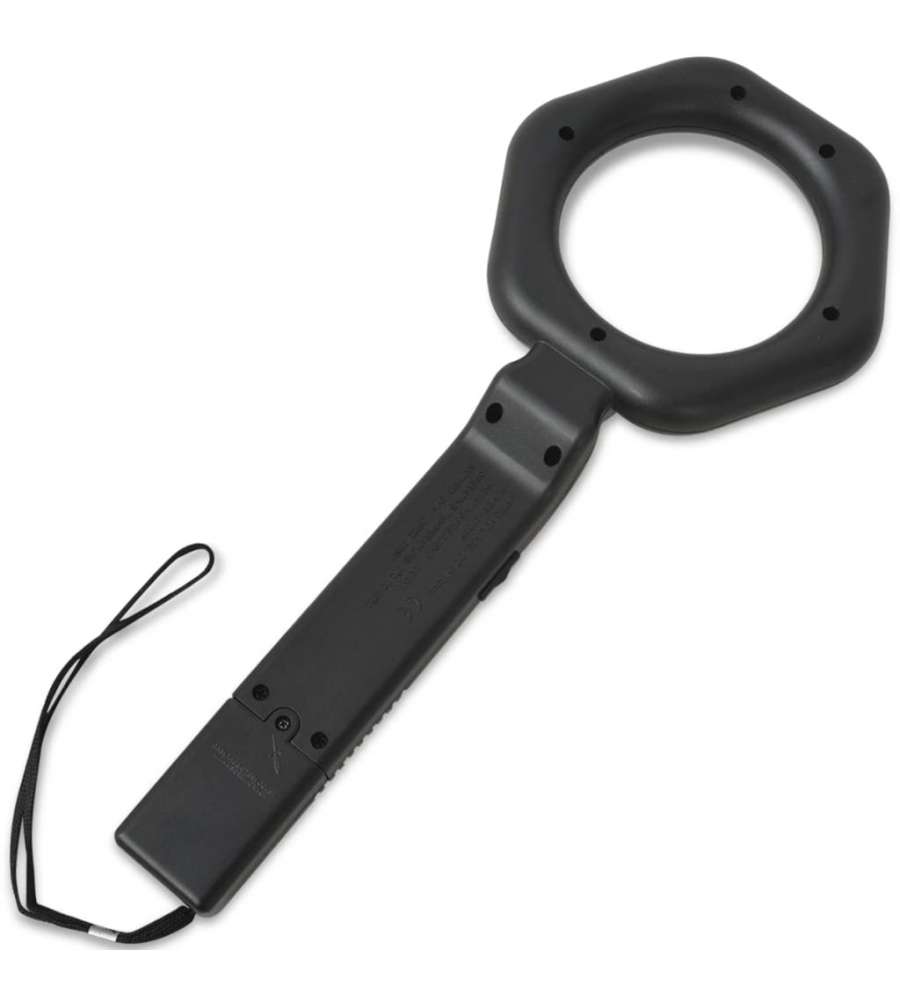 Metal Detector Manuale Portatile Nero