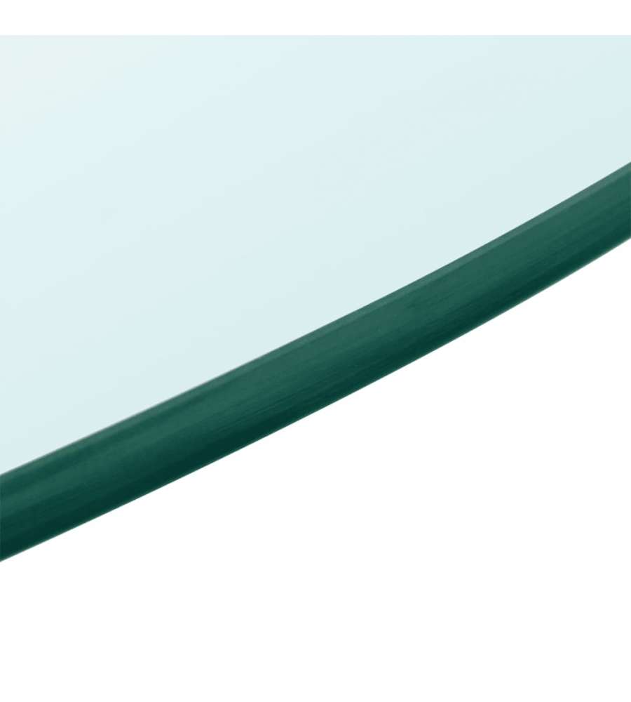 Piano Tavolo Rotondo in Vetro Temperato 700 mm