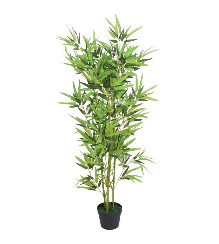 Bamb Artificiale con Vaso 120 cm Verde