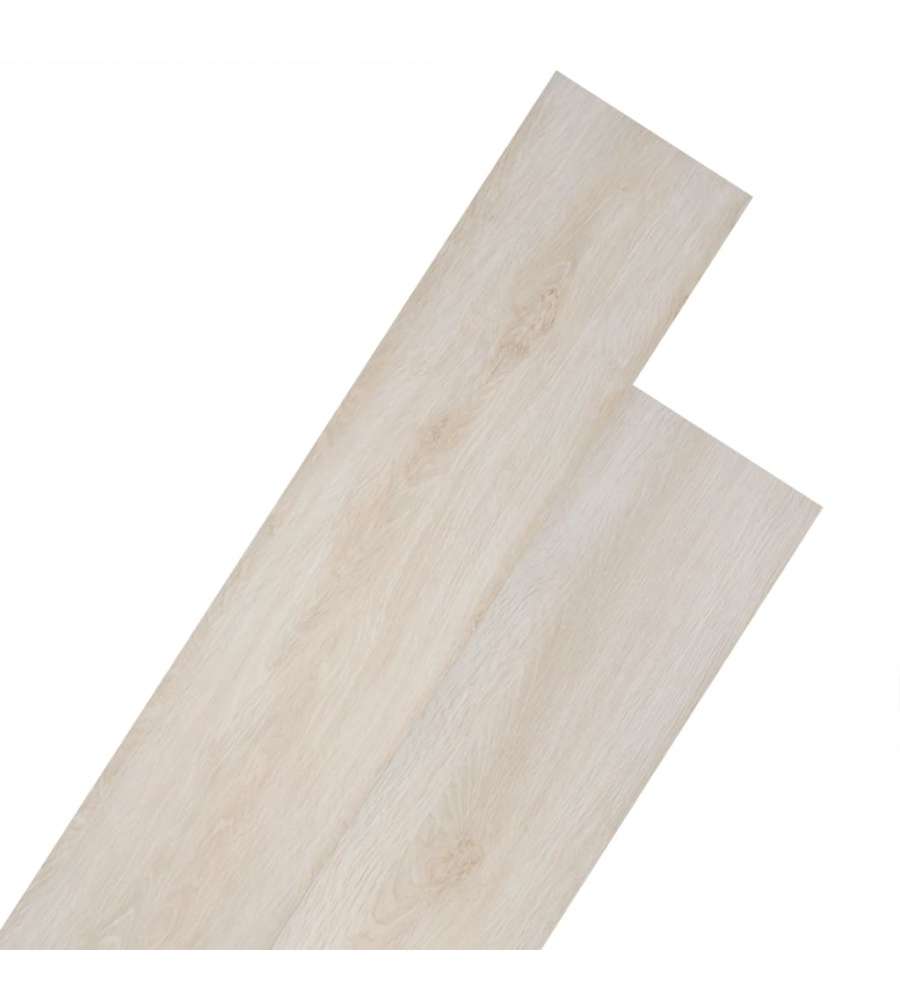Listoni Pavimento Autoadesivi in PVC 5,02 mq 2 mm Rovere Bianco