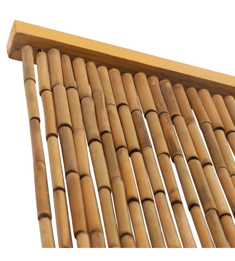 TENDA ANTIMOSCHE ZANZARIERA PER PORTA A FILI SU MISURA CINIGLIA MOSCHIERA  STRIATA ARANCIONE /BIANCA Misura 120×240 cm ANCHE SU MISURA - Menghini  Bambu Vimini