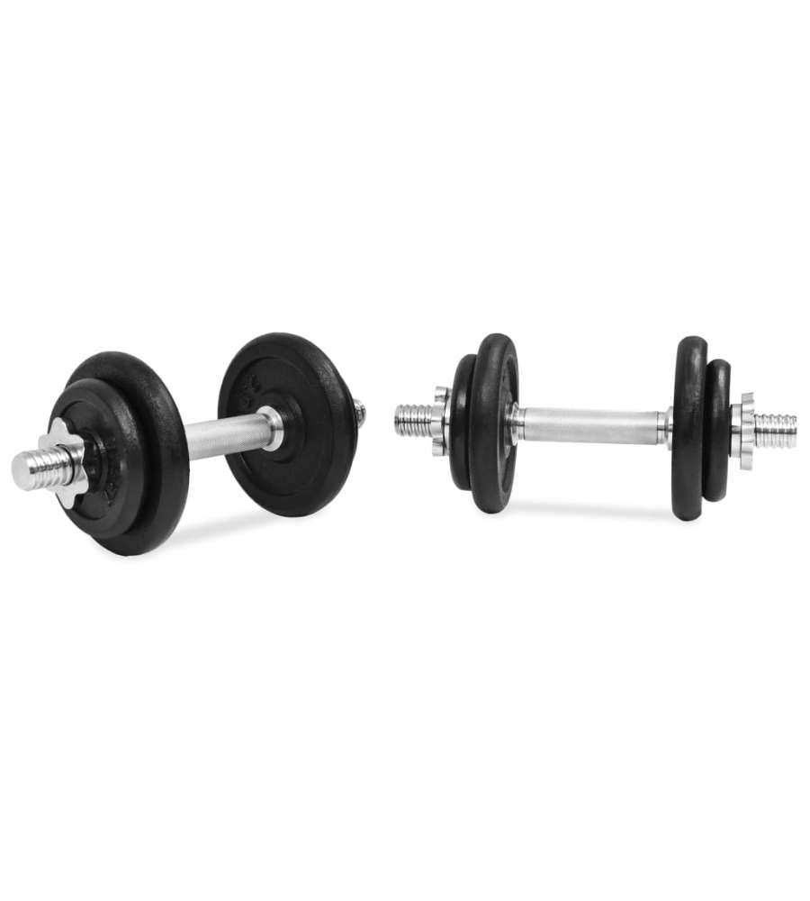 Set di Manubri 14 pz 20 kg in Ghisa
