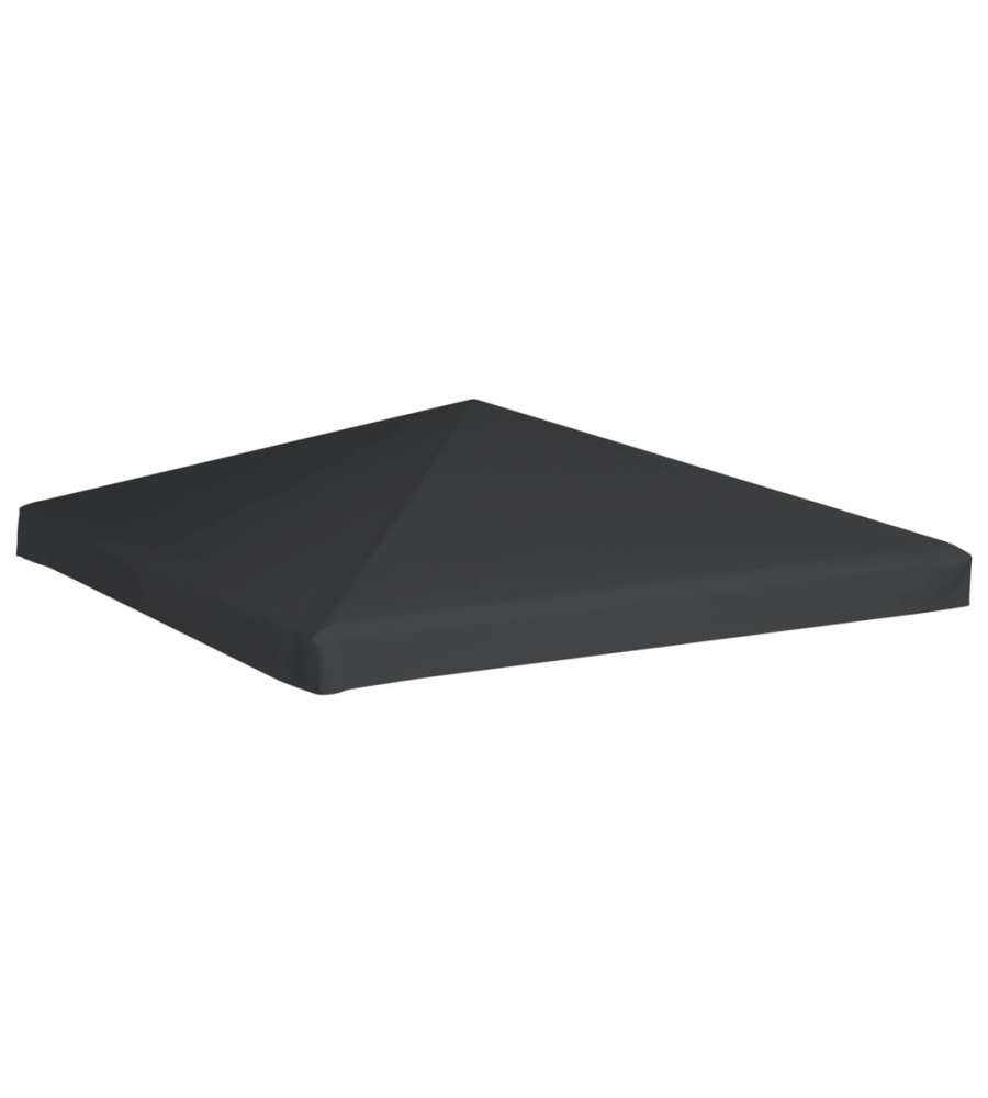 Copertura Superiore per Gazebo 310 g/mq 3x3 m Grigio