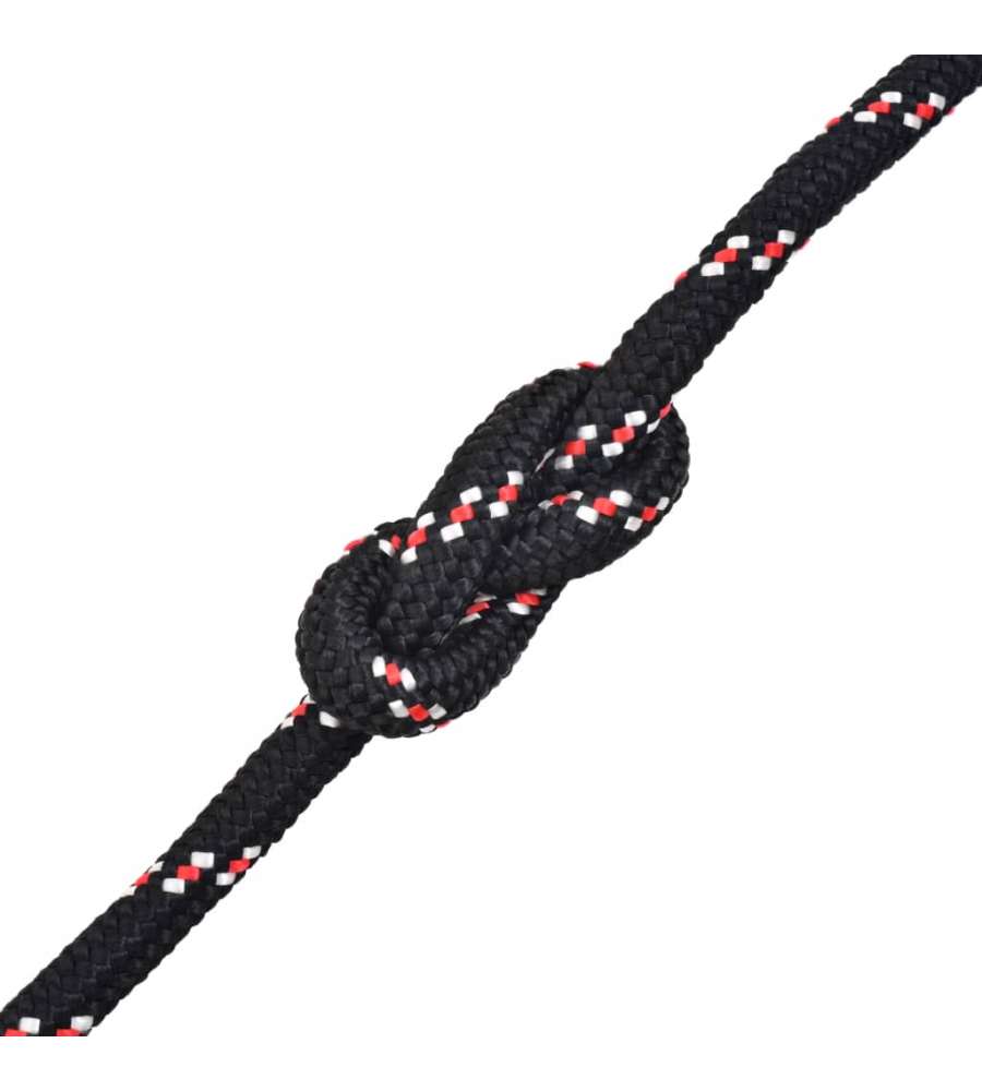 Corda Nautica in Polipropilene 6 mm 500 m Nera