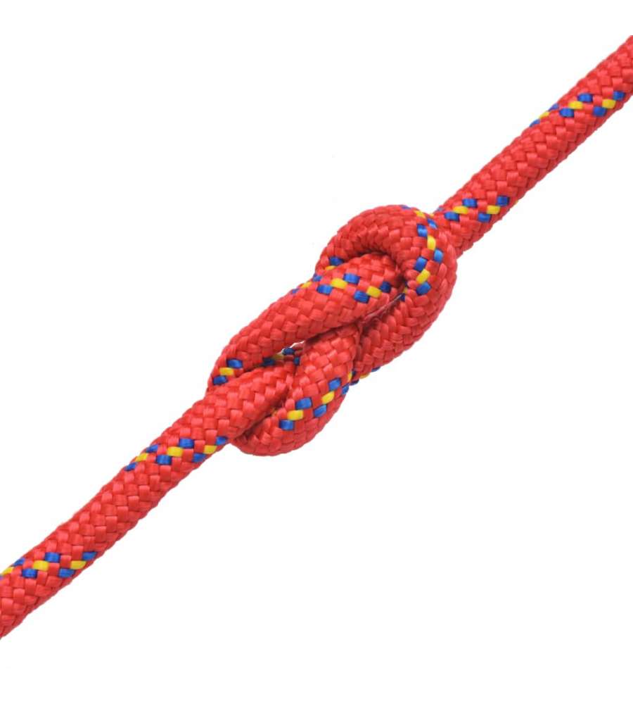 Corda Nautica in Polipropilene 6 mm 500 m Rosso