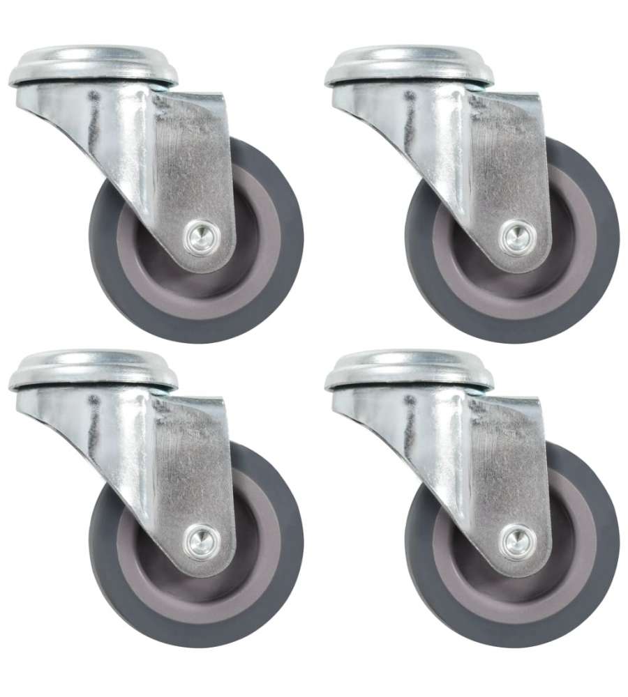 Ruote Girevoli con Foro per Bulloni 4 pz 50 mm 143422