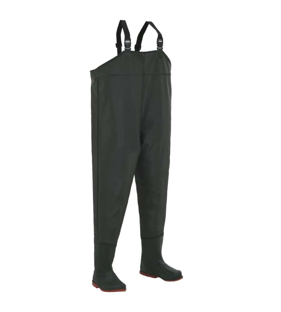 Pantaloni Impermeabili con Stivali Verdi Taglia 45