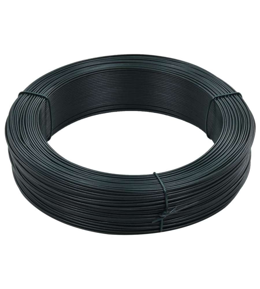 Filo per Recinzioni 250m 1,4/2mm Acciaio Verde Nerastro