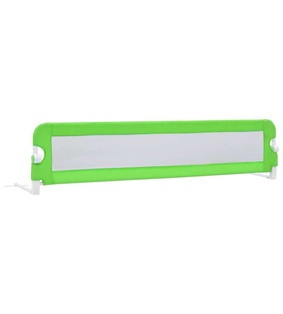 Sponde Letto Di Sicurezza Bambini Verde 180x42cm Poliestere