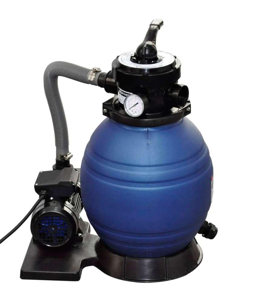 Pompa con Filtro a Sabbia 400 W 11000 l/h
