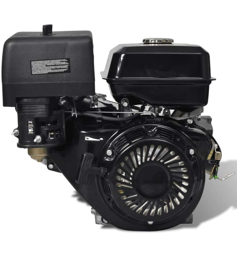 Motore a Benzina con Avvio Elettrico 15 HP 11 kW Nero
