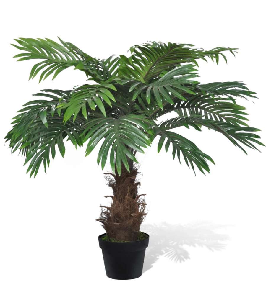Palma Cycus Artificiale Realistica con Vaso 80 cm