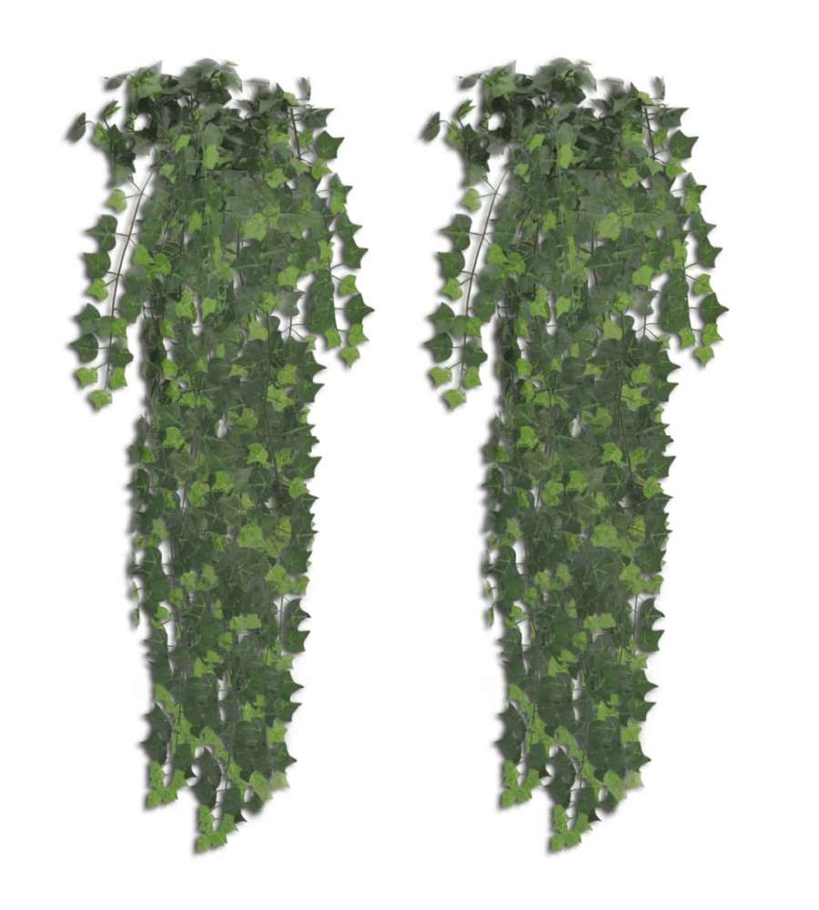 Edera Artificiale Verde 2 Cespugli 90 cm