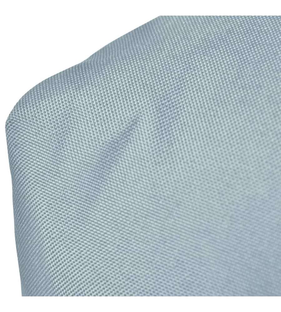 Cuscino per Sedile Imbottito 120 x 80 x 10 cm Grigio