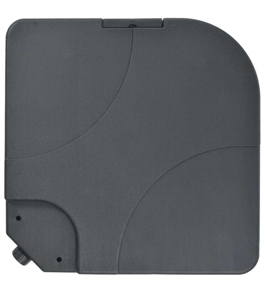 Base per Ombrellone Portatile Riempibile con Sabbia/Acqua 60 L