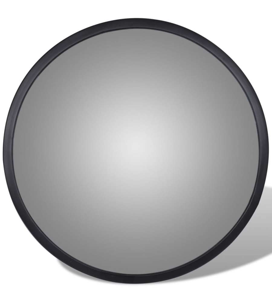 Specchio per Traffico Convesso in Acrilico Nero 30 cm Interno