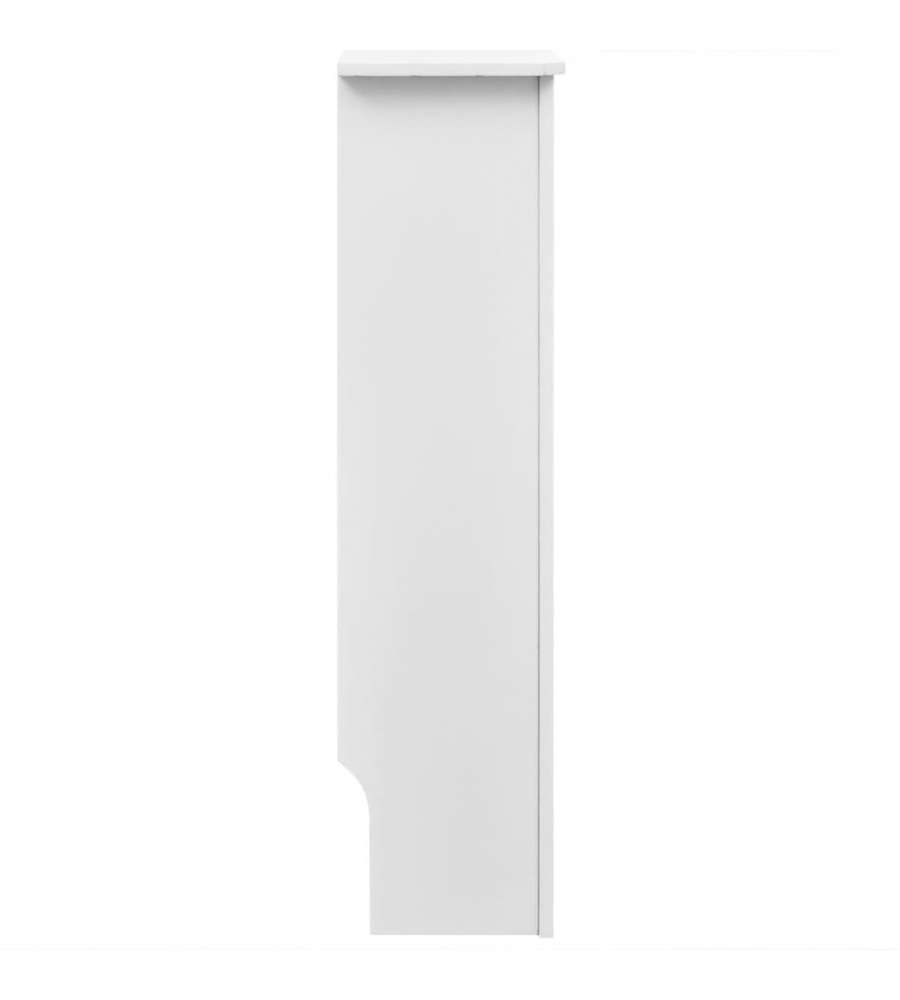 vidaXL Armadietto Copritermosifone MDF Bianco 112 cm - Elegante e Pratico - Accessori per Termosifoni