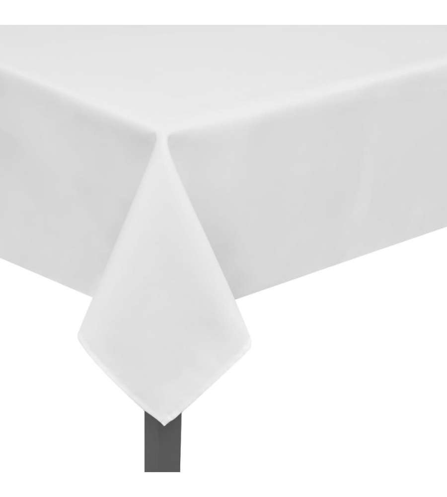 Tovaglie 5 pz Bianche 130 x 130 cm
