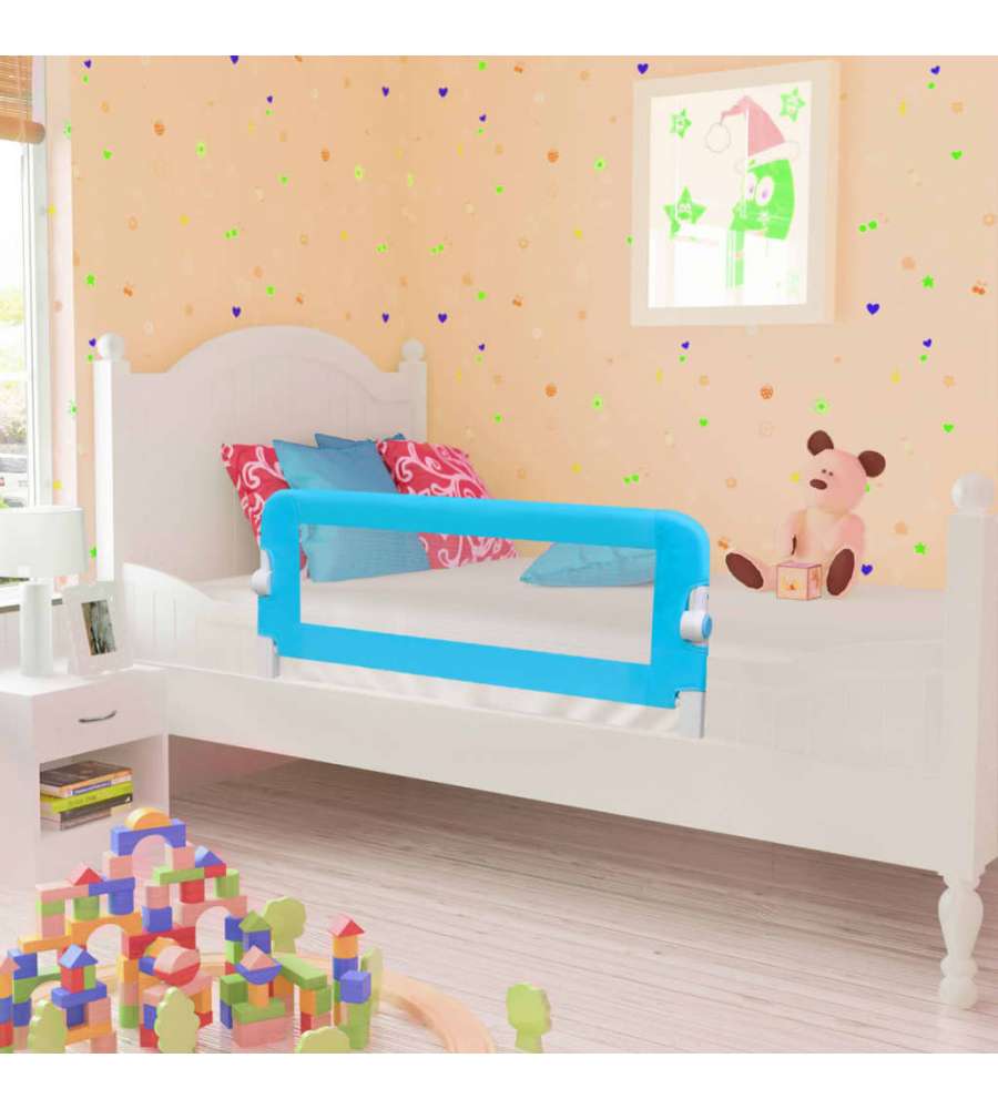 Sponda Di Sicurezza Per Lettino Bambino 102 X 42 Cm Blu