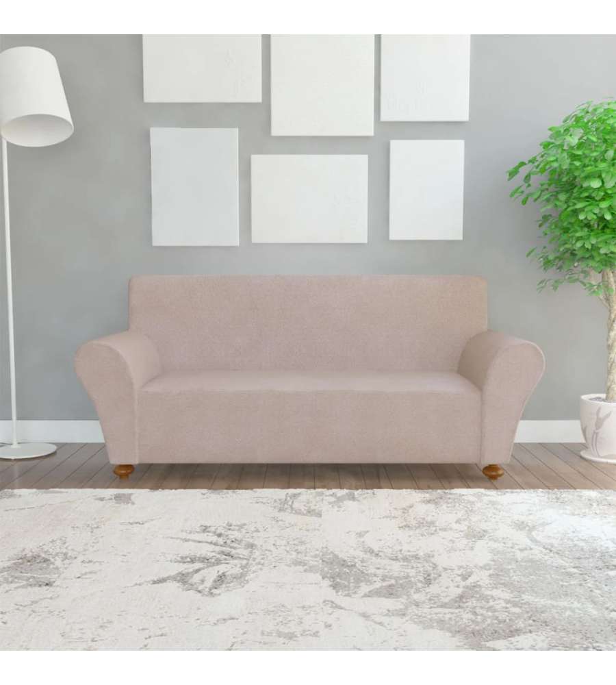 Tural Fodera Elasticizzata Per Divano 1 Posto - Beige, Lavabile, Traspirante