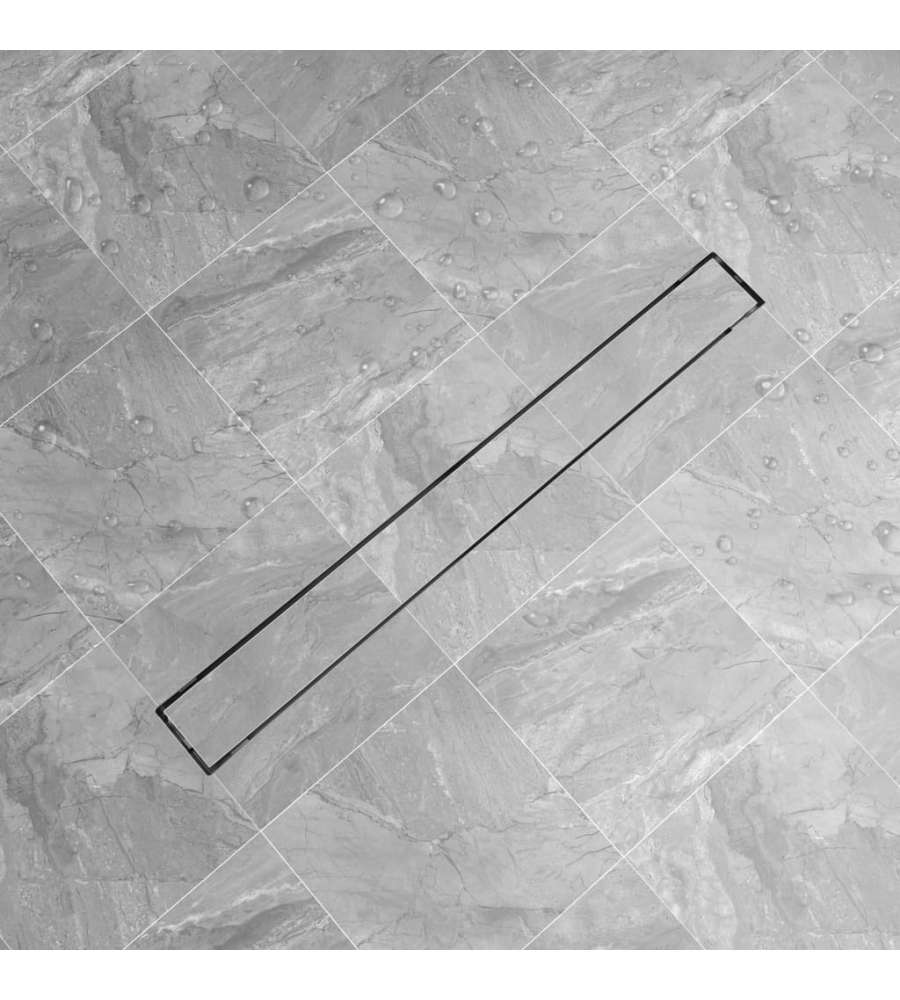 Canaletta Drenaggio per Doccia Lineare 930x140 mm Acciaio Inox