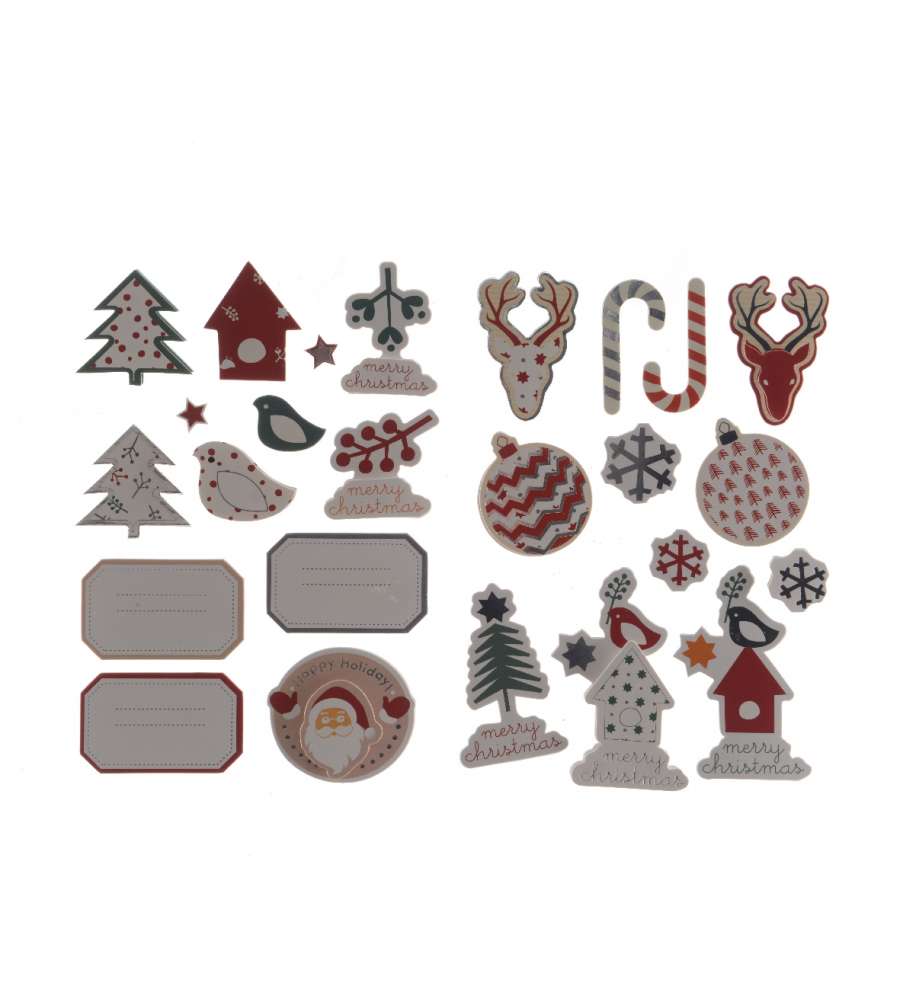 Set 13 adesivi 3D 13 x 19 cm