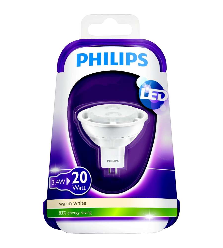 Philips Lampadina Dicroica Mr16 20 W Gu5.3 12V 36D