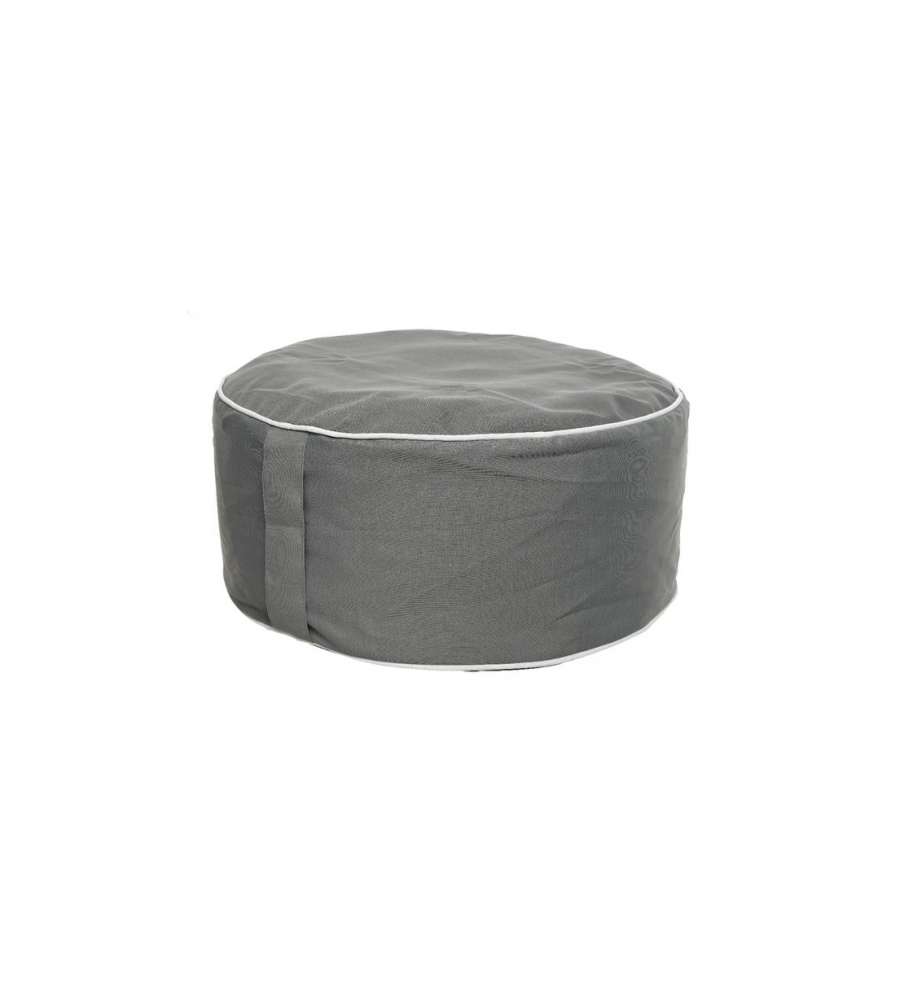 Pouf gonfiabile grigio  53 x 23 h cm