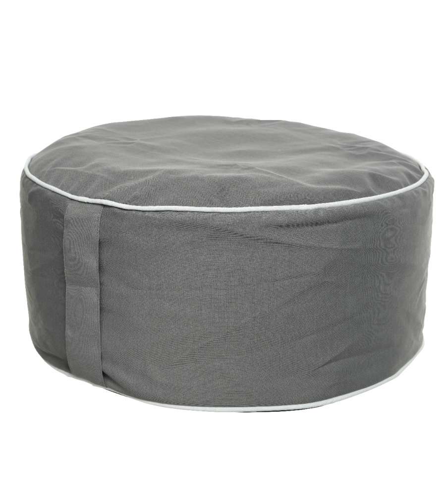 Pouf Gonfiabile Grigio ? 53 X 23 H Cm