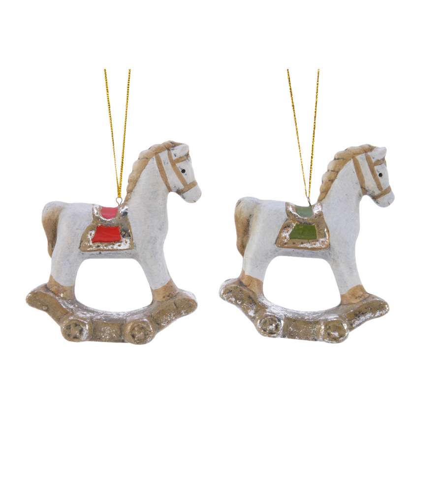 Decoro cavallo a dondolo assortiti