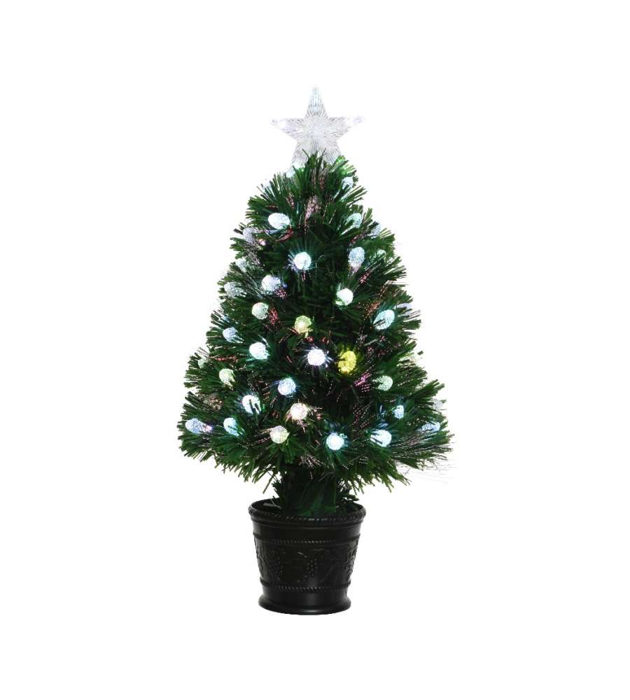 Albero fibre ottiche 84 luci 90 h cm