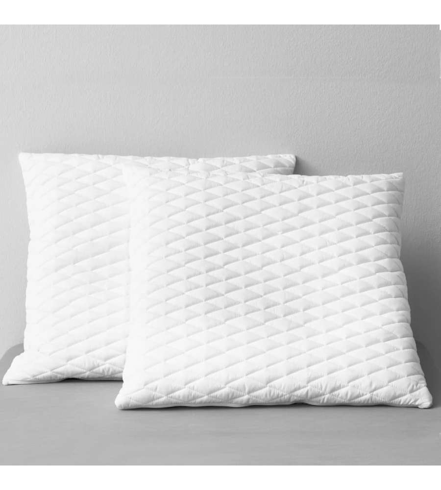 Cuscini 2 pz 70x60x14 cm in Memory Foam