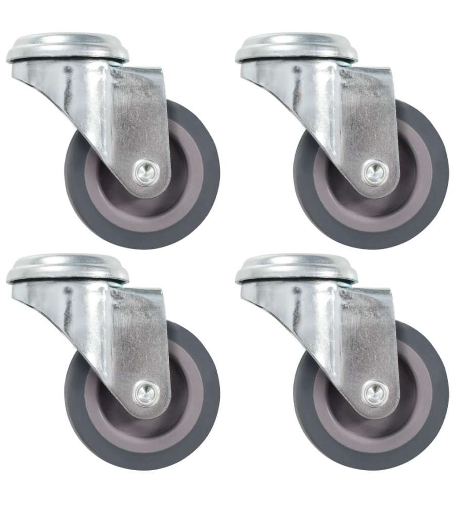 Ruote Girevoli con Foro per Bullone 24 pz 50 mm 277844