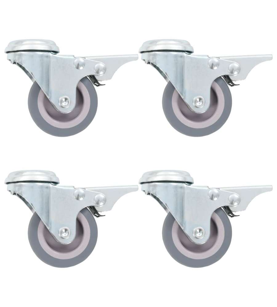 Ruote Girevoli con Foro per Bullone 12 pz 50 mm 277847