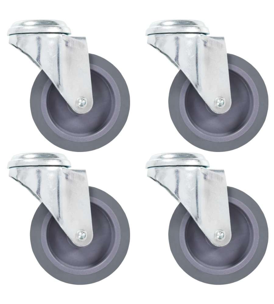 Ruote Girevoli con Foro per Bullone 32 pz 75 mm 277855