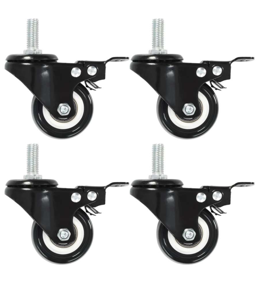 Ruote Girevoli con Freni 24 pz 50 mm
