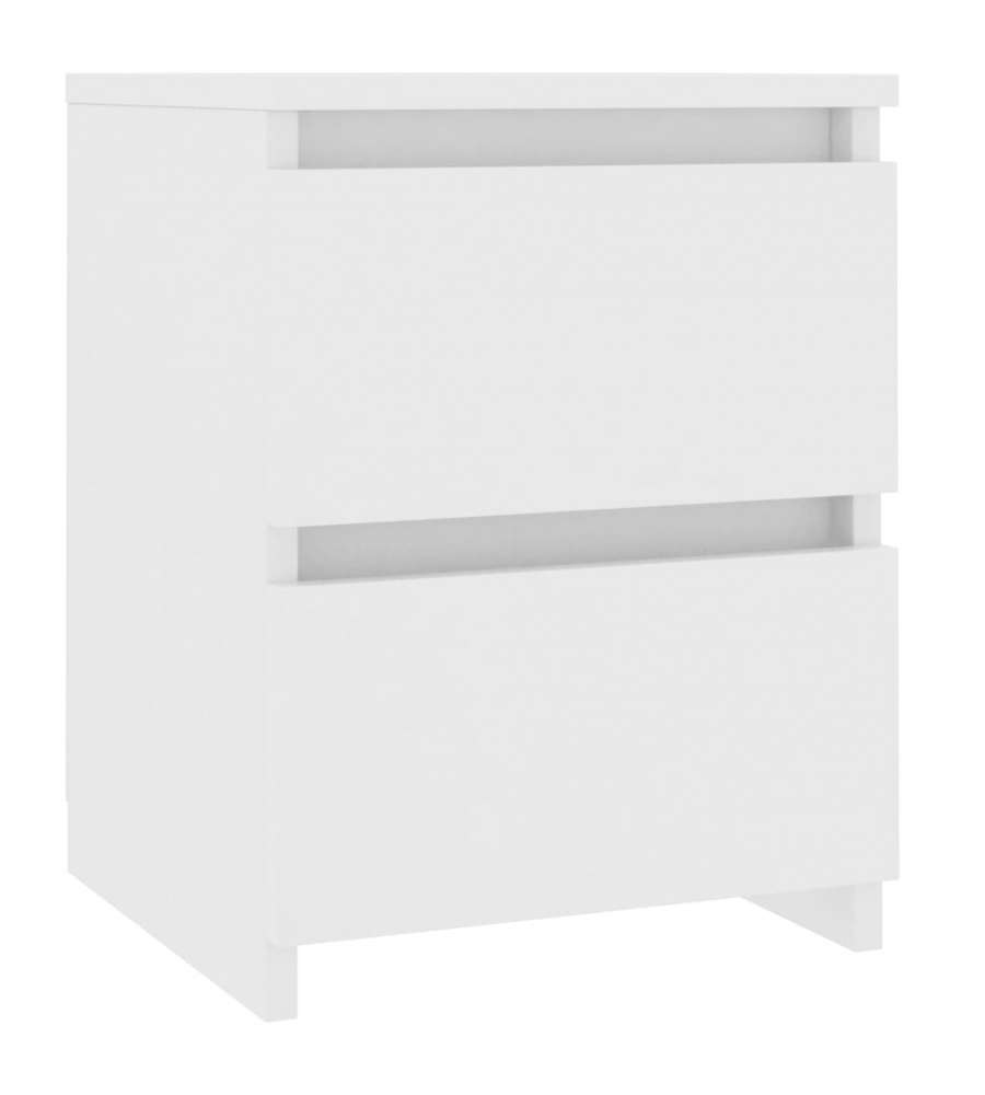 vidaXL Comodino Bianco 30x30x40 cm in Legno Ingegnerizzato - Elegante e Versatile