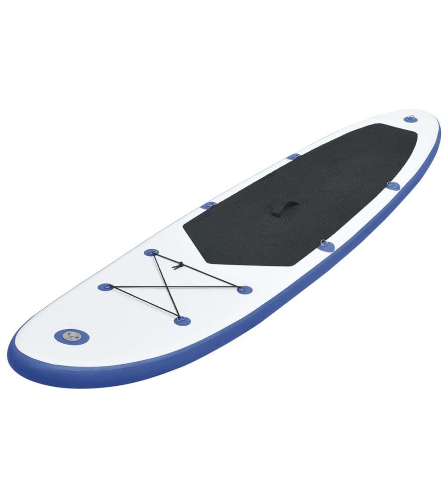 Set Tavola da SUP e Surf Gonfiabile Blu e Bianco