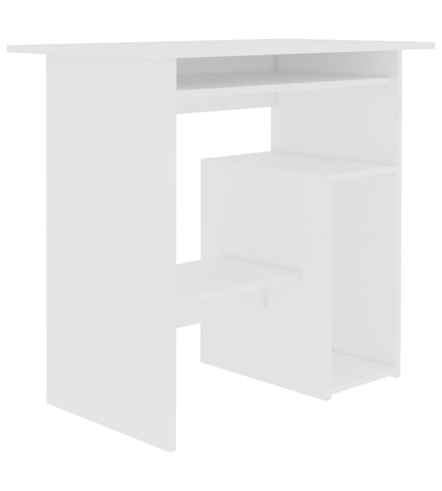 Scrivania Bianca 80x45x74 cm in Truciolato
