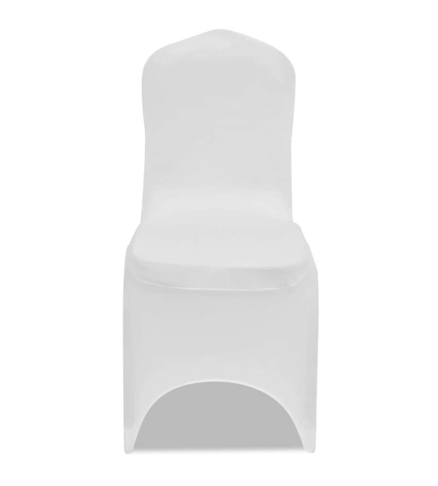 Coprisedie in Tessuto Elasticizzato Bianco 30 pz