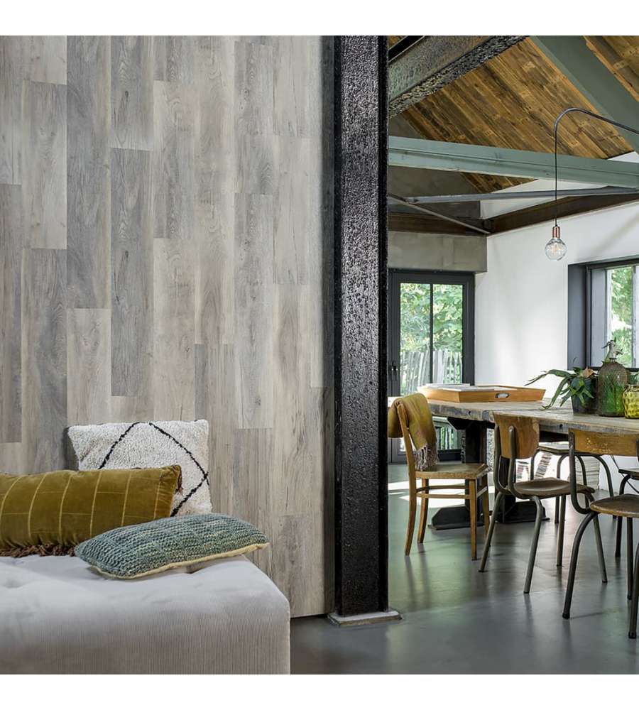 WallArt Pannelli Effetto Legno Rovere Stagionato Bianco Slavato