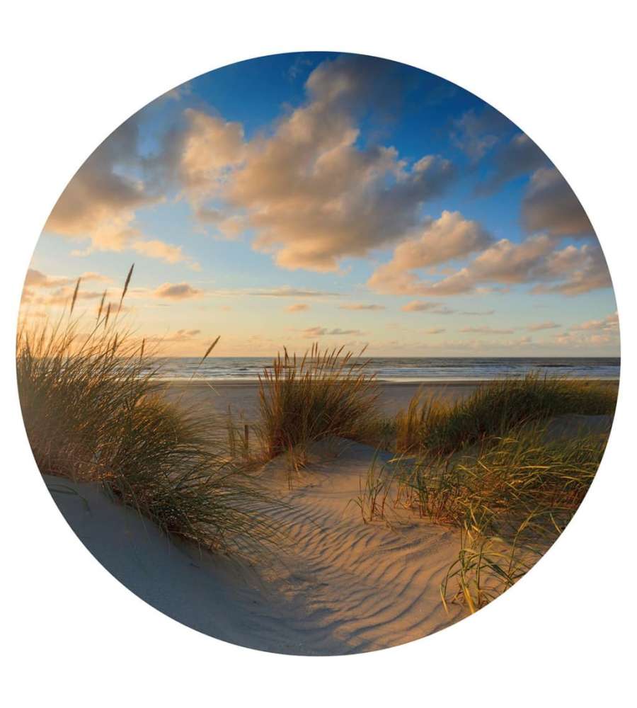 WallArt Carta da Parati Circolare Beachlife 190 cm
