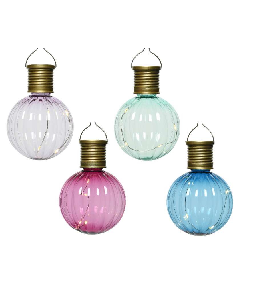 Lumineo Lampadina LED Solare Giardino Luce Calda Colori assortiti