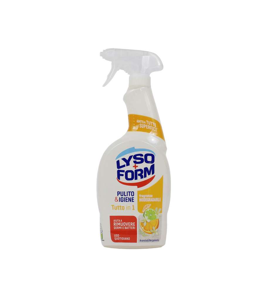 Lysoform Detergente Multiuso Trigger Arancia 700 ml - Fragranza Biodegradabile