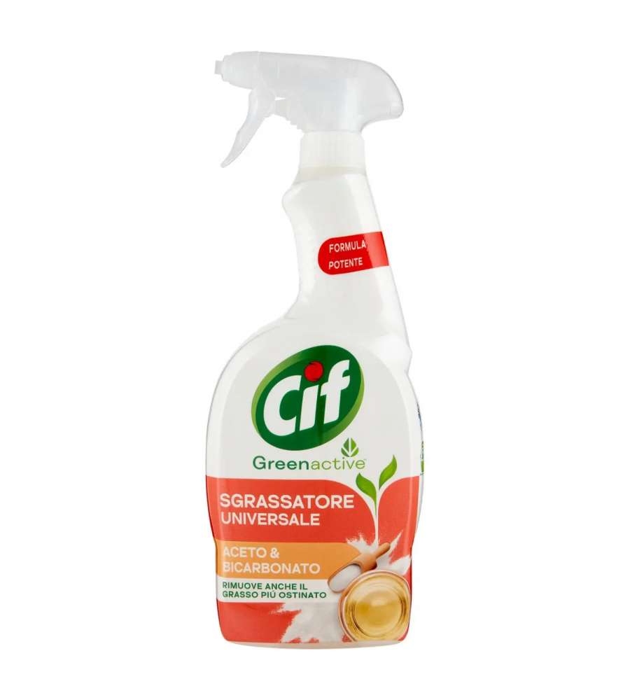 Sgrassatore universale Cif Greenactive Aceto e Bicarbonato 650 ml