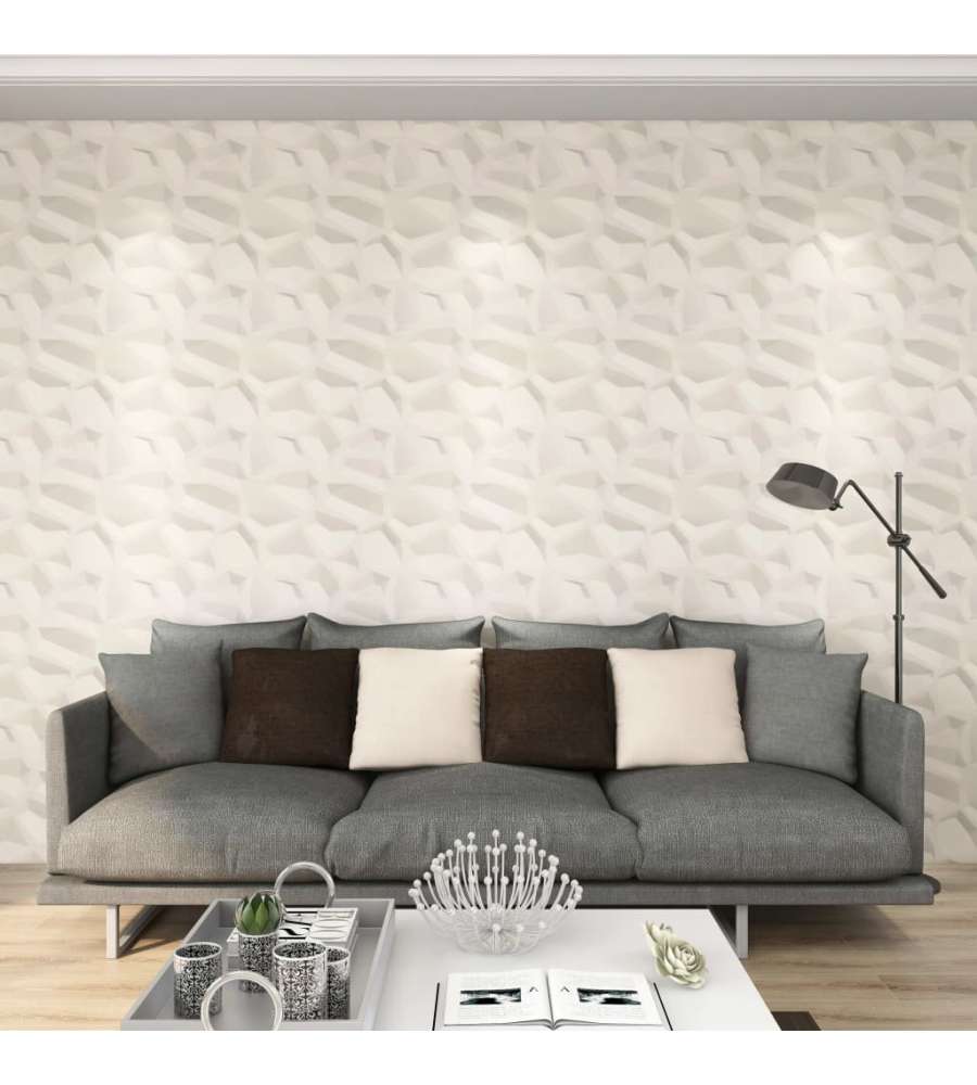 Pannelli a Parete 3D 12 pz 0,5x0,5 m 3 mq 146299