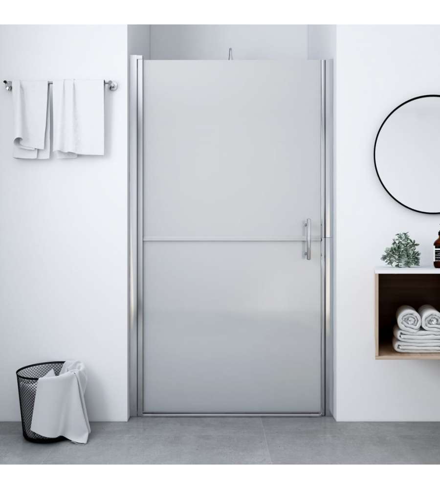 Porta per Doccia in Vetro Temperato Smerigliato 100x178 cm