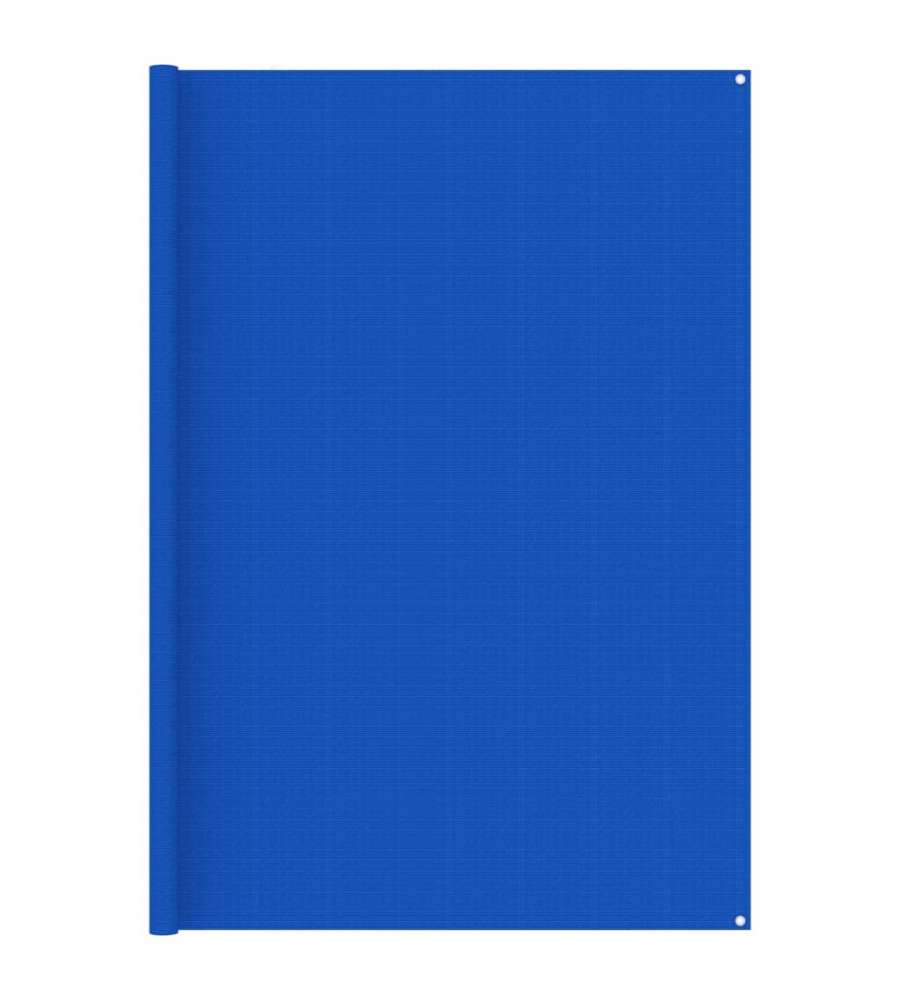 Tappeto da Tenda 250x450 cm Blu