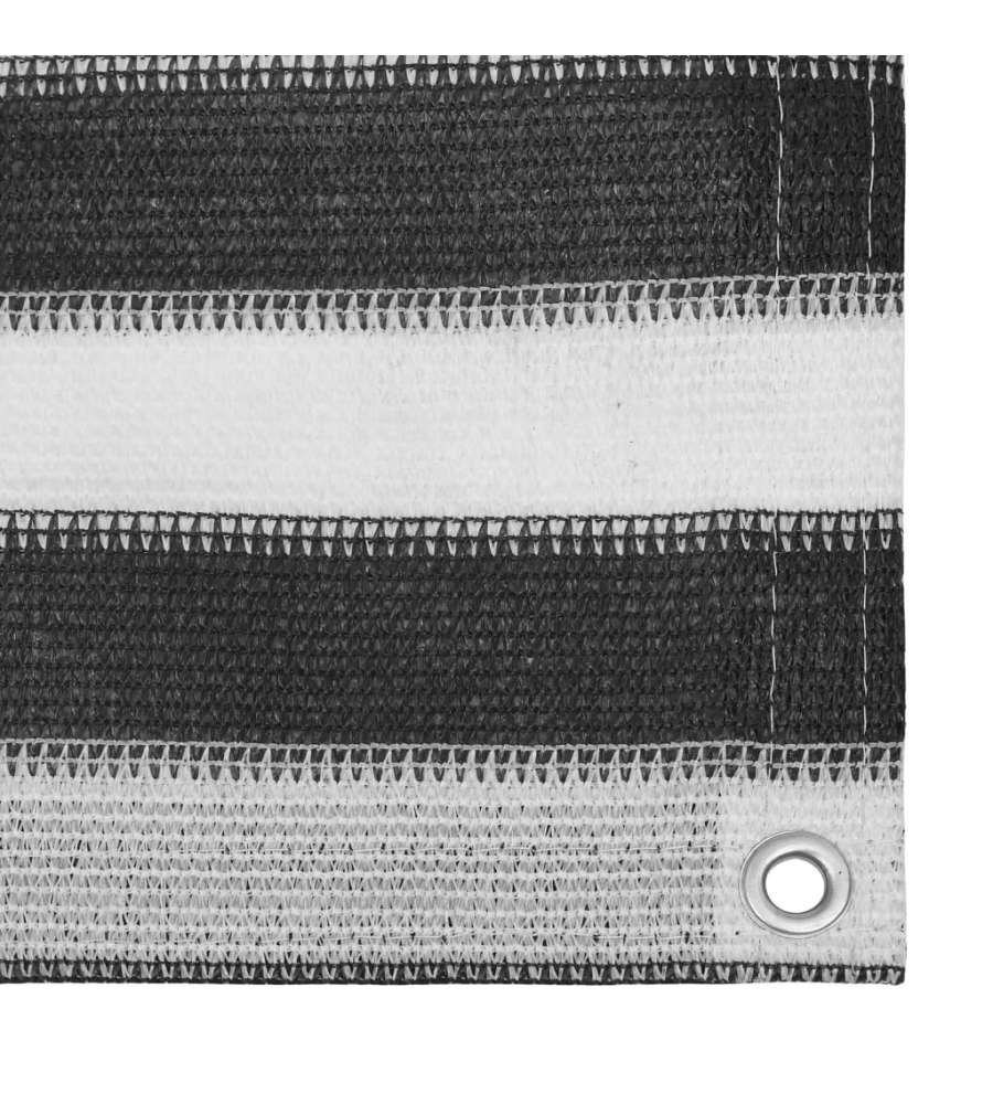 Tappeto da Tenda 250x200 cm Antracite e Bianco
